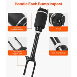 VEVOR Front Air Suspension Struts Shock Absorbers, Compatible With Mercedes Benz W164 Front Without ADS (2005-2011) GL350 GL450, Replacement for 1643204513 1643206113 1643204313 1643204413 1643204613
