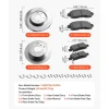 VEVOR Front and Rear Brake Kit Compatible with 2013 Nissan Altima (Base, SL, SV & S Sedan), 2014-2018 Nissan Altima, 2019-2023 Nissan Altima (with Manual Parking Brake), Hollow Structure Front Rotors