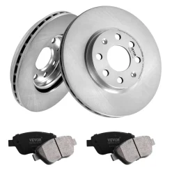 VEVOR Front Brake Kit for Vauxhall Adam(M13), Corsa D (S07), Corsa D Box/Hatchback (S07), Brake Rotors Ceramic Brake Pads Replacement Kit, 257mm Front Rotors