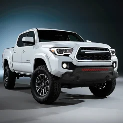 VEVOR Front Bumper Compatible with 2016-2023 Toyota Tacoma (Excluding Tacoma TRD/Tacoma TRD Sport), Pickup Truck Bumper with Winch Plate & D-Ring Mounts, Heavy-Duty Steel Front Bumpers with E-Coating and Bull Bar