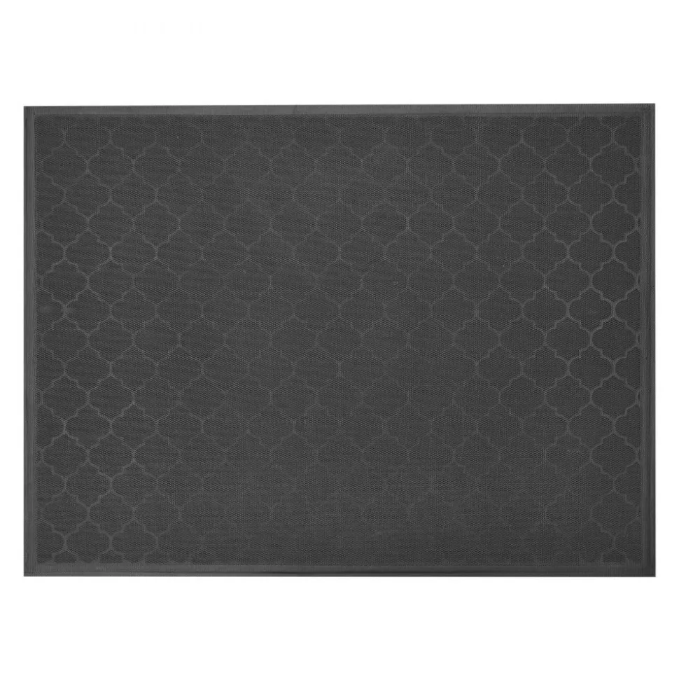 VEVOR Front Door Mat, 47 x 35 in Commercial Floor Mat for Indoor and Outdoor, Modern Stylish Carpet with TPE Backing, Heavy Duty Washable Entry Industrial Rug for Hallway, Balcony, Garage, Brown
