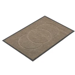 VEVOR Front Door Mat, 47 x 32 in Commercial Floor Mat for Indoor and Outdoor, Modern Stylish Carpet with TPE Backing, Heavy Duty Washable Entry Industrial Rug for Hallway, Balcony, Garage, Brown