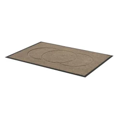 VEVOR Front Door Mat, 47 x 32 in Commercial Floor Mat for Indoor and Outdoor, Modern Stylish Carpet with TPE Backing, Heavy Duty Washable Entry Industrial Rug for Hallway, Balcony, Garage, Brown