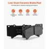 VEVOR Front & Rear Ceramic Brake Kit Compatible with 2016-2021 Lexus LX570, 2016-2021 Toyota Land Cruiser, Drilled and Slotted Brake Rotors Ceramic Brake Pads Replacement Kit, 14 inch Front Rotors