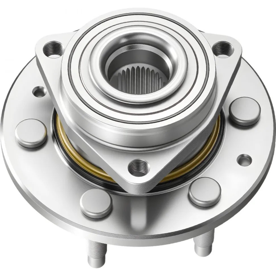 VEVOR Front Wheel Bearing & Hub Assembly Fit for 2007-2013 Chevy Silverado 1500 4WD Avalanche GMC Sierra 1500 Cadillac Escalade EXT 2007-2014 Tahoe OEM 515096, Wheel Bearing Hub Set with ABS Sensor