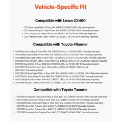 VEVOR Front Wheel Bearing & Hub Assembly Fit for 2021 Toyota 4Runner Base Limited Nightshade Sport Utility Tacoma Edicion Especial Crew Cab Pickup 4-Door 4WD OEM 515201, Wheel Bearing Hub Assembly Set
