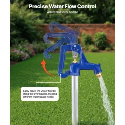 VEVOR Frost Proof Yard Hydrant, 4.2FT Freeze-Proof Outdoor Faucet with 24