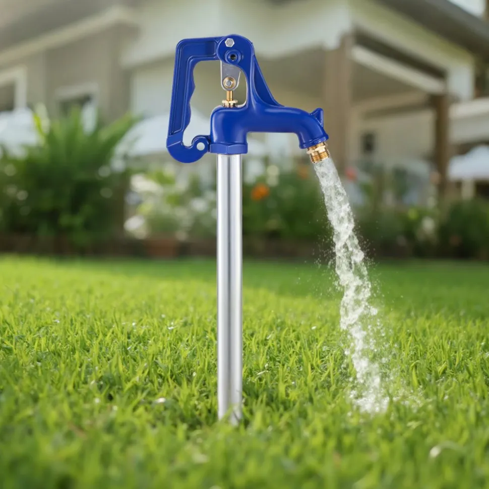 VEVOR Frost Proof Yard Hydrant, 6.22FT Freeze-Proof Outdoor Faucet with 48" Bury Depth, 3/4" NPT Pipe Connection & 3/4" NH Hose Coupling, No Lead Freezeless Hydrant for Yard Garden Farm Irrigation