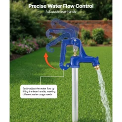 VEVOR Frost Proof Yard Hydrant, 6.22FT Freeze-Proof Outdoor Faucet with 48