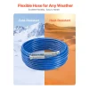 VEVOR 50ft Airless Paint Sprayer Hose, 1/4 in Universal Airless Paint Spray Hose, 4350 PSI High Pressure Flexible Airless Sprayer Hose, Multi-Layer Reinforced Steel Wire Braid Hose for Paint Sprayer
