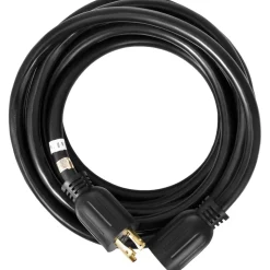 VEVOR 50 FT 30 Amp Generator Extension Cord SJTW 10 AWG 4 Prong, NEMA L14-30P 125/250V Heavy Duty Generator Power Cord with Twist Lock Connector