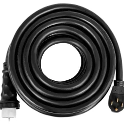VEVOR 25Ft 50 Amp Generator Extension Cord STW 6/3 + 8/1 Generator Cord 125V 250V Generator Power Cord N14-50P & SS2-50R & CS6364 Twist Lock Connectors Tested to UL Standards