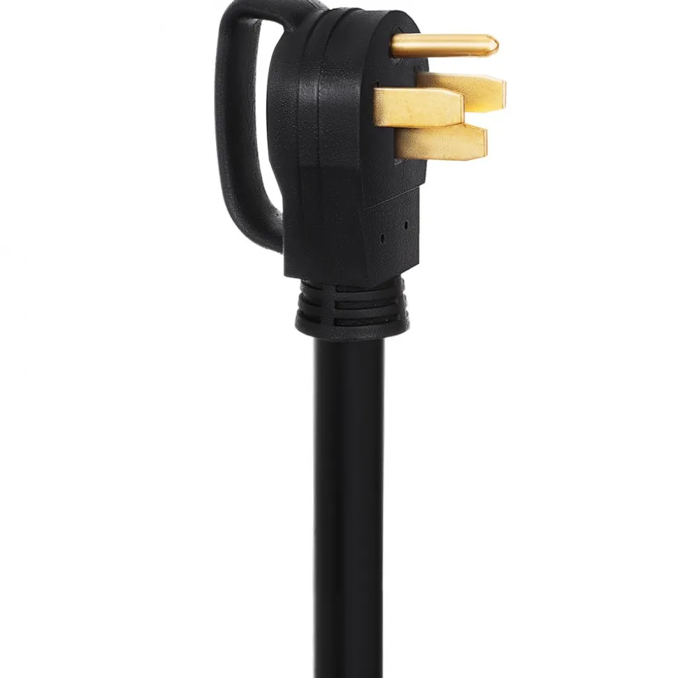 VEVOR 50Ft 50 Amp RV Extension Cord Durable Premium Power Cord RV 26.5mm Wire Diameter Extension Cord Copper Wire RV Cord Power Supply Cable for Trailer Motorhome Camper with Handles