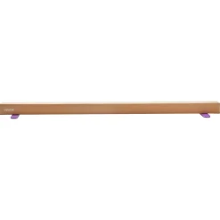 VEVOR 8FT Balance Beam for Kids, 350 LBS Stable Support Gymnastics Floor Beam with Non-Slip Wooden Mats, Wood-Core Gymnastics Training Equipment with Anti-Slip Bottom for Home and Gym, Yellow