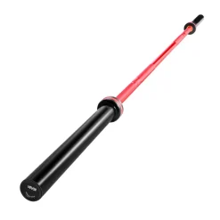 VEVOR 7FT Barbell Bar, Fits 2-Inch Weight Plates, Barbell Bar with Knurled Grip for Strength Training, Weightlifting, Squat, Deadlift, Bench Press, Curl, Overhead Press, 1000lbs/453kg Capacity