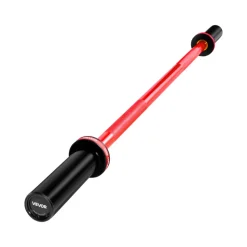 VEVOR 4FT Barbell Bar, Fits 2-Inch Weight Plates, Barbell Bar with Knurled Grip for Strength Training, Weightlifting, Squat, Deadlift, Bench Press, Curl, Overhead Press, 550lbs/226kg Capacity