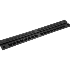 VEVOR 3.28 ft Cable Protector Ramp, 4 Pack of 1 Channel, 18000 lbs/axle Capacity Heavy Duty Rubber Speed Bumps, Floor Cord Cable Protector Wire Cover, for Residential Areas, Private Garages, Gardens