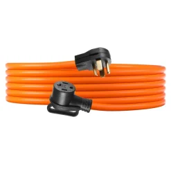 VEVOR 25 ft Dryer Extension Cord, 4-Prong NEMA 14-30P to 14-30R Dryer Cord, 125V/250V, STW 10AWG/4C, 30A, Pure Copper Wire Cable with Black Non-woven Bag and PVC Cable Tie, for Outdoor & Indoor Use
