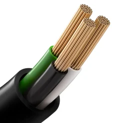 VEVOR 10 ft Dryer Power Cord, 3-Prong NEMA 10-30P Appliance Dryer Cord with Eyelet Connectors, 125V/250V, SDRT 10AWG/3C, 30A, Pure Copper Wire Cable with PVC Cable Tie, Ideal for Indoor & Outdoor Use