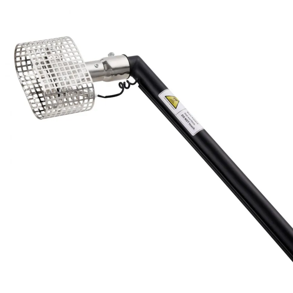 VEVOR 3FT Extension Pole for Heat Gun, Only Compatible with VEVOR Propane Heat Guns, Extended Reach Rod for Fast Heat-Shrink Wrapping, Combustor Head Included