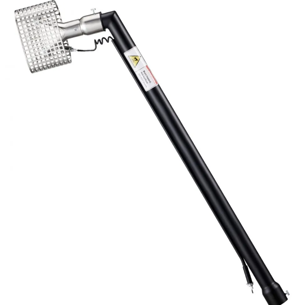 VEVOR 3FT Extension Pole for Heat Gun, Only Compatible with VEVOR Propane Heat Guns, Extended Reach Rod for Fast Heat-Shrink Wrapping, Combustor Head Included