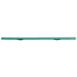 VEVOR 8FT Folding Balance Beam for Kids, 200LBS Stable Support Gymnastics Floor Beam with Non-Slip Mats, Gymnastics Training Equipment with Anti-Slip Bottom and Carrying Bag for Home Gym, Mint Green