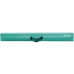 VEVOR 8FT Folding Balance Beam for Kids, 200LBS Stable Support Gymnastics Floor Beam with Non-Slip Mats, Gymnastics Training Equipment with Anti-Slip Bottom and Carrying Bag for Home Gym, Mint Green