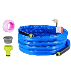 VEVOR 25ft Heated Water Hose for RV, Heated Drinking Water Hose Antifreeze to -45°F, Automatic Self-regulating, 5/8
