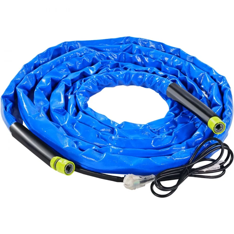 VEVOR 25ft Heated Water Hose for RV, Heated Drinking Water Hose Antifreeze to -45°F, Automatic Self-regulating, 5/8" I.D. with 3/4" GHT Adapter, Lead and BPA Free
