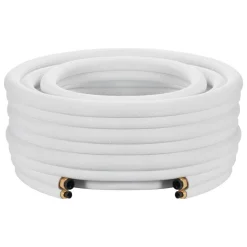 VEVOR 25FT Mini Split Line Set, 1/4" & 3/8" O.D Copper Pipes Tubing and Triple-Layer Insulation, for Air Conditioning or Heating Pump Equipment & HVAC with Rich Accessories (27ft Connection Cable)