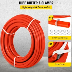 VEVOR 1000Ft PEX Tubing Pipe 1/2