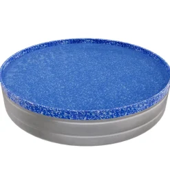 VEVOR 8ft Pool Liner, Round Overlap Swimming Pool Liner for 27.5 in Wall Height, Heavy Gauge Vinyl, Easy Install with Leak-Proof Patches, Designed for Steel Sided Above-Ground,Outdoor, Crystal