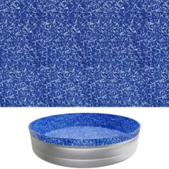 VEVOR 8ft Pool Liner, Round Overlap Swimming Pool Liner for 27.5 in Wall Height, Heavy Gauge Vinyl, Easy Install with Leak-Proof Patches, Designed for Steel Sided Above-Ground,Outdoor, Crystal