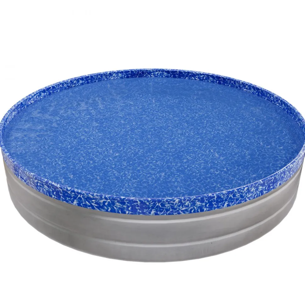 VEVOR 10ft Pool Liner, Round Overlap Swimming Pool Liner for 27.5 in Wall Height, Heavy Gauge Vinyl, Easy Install with Leak-Proof Patches, Designed for Steel Sided Above-Ground,Outdoor, Crystal