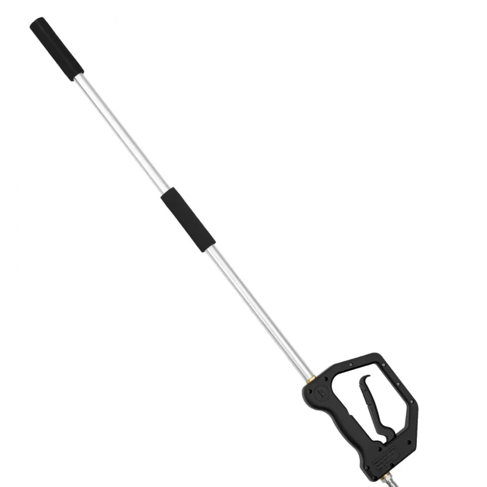 VEVOR 9 FT Pressure Washer Telescoping Wand, 3-Section with Power Washer Extension Wands, 7 Nozzles, Hose Adapter, Support Belt, Storage Bag, 4000 PSI Telescopic Gutter Cleaner for High Cleaning
