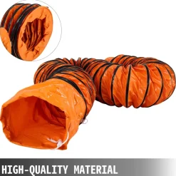 VEVOR 25FT PVC Flexible Duct Hosing for 12 INCH Utility Blower Exhaust Fan (12IN 25FT)
