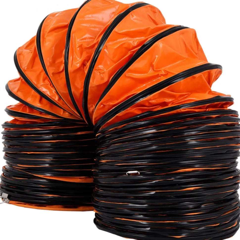 VEVOR 25FT PVC Flexible Duct Hosing for 12 INCH Utility Blower Exhaust Fan (12IN 25FT)