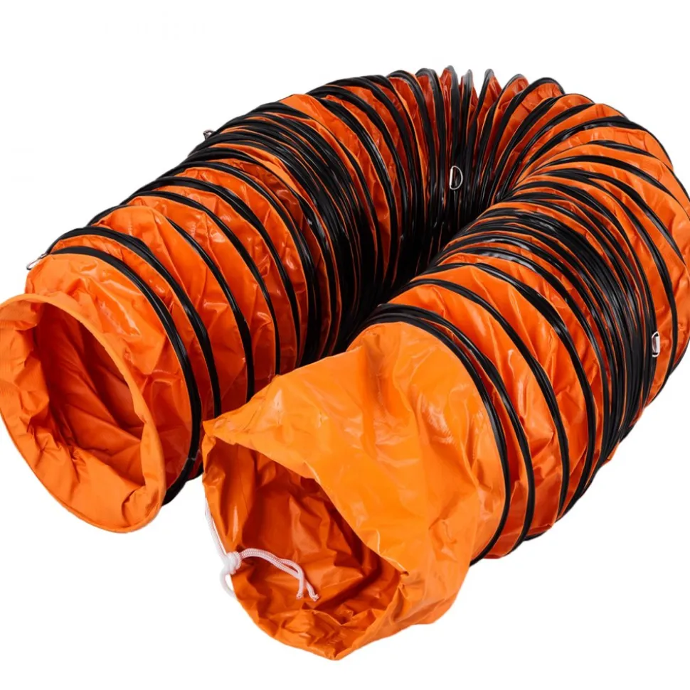 VEVOR 25FT PVC Flexible Duct Hosing for 12 INCH Utility Blower Exhaust Fan (12IN 25FT)