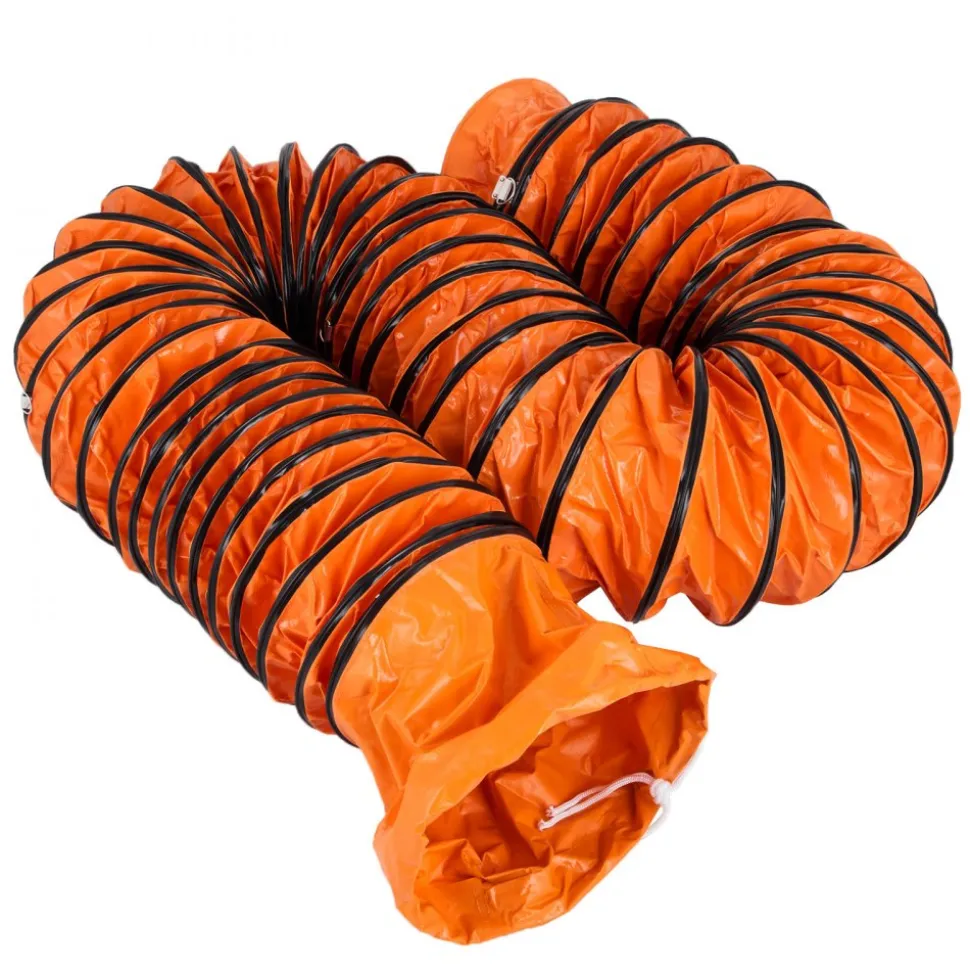 VEVOR 25FT PVC Flexible Duct Hosing for 12 INCH Utility Blower Exhaust Fan (12IN 25FT)