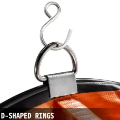 VEVOR 16 FT PVC Flexible Duct Hosing for 12 INCH Exhaust Fan (12IN 16FT)