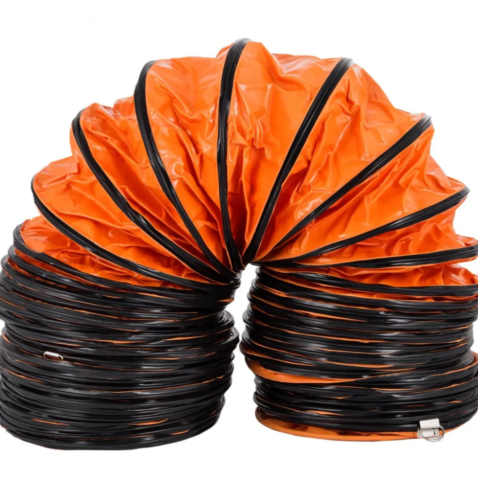 VEVOR 16 FT PVC Flexible Duct Hosing for 12 INCH Exhaust Fan (12IN 16FT)