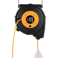 VEVOR 50ft Retractable Extension Cord Reel 14AWG/3CSJTOW Power Cord Reel