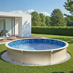 VEVOR 27-ft Round Above Ground Pool Liner, Unibead Pool Liners, Standard Gauge, 52inch Wall Height, Designed for Steel Sided Above-Ground Swimming Pools