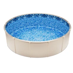 VEVOR 18-ft Round Above Ground Pool Liner, Overlap Pool Liners, Standard Gauge Vinyl, 48-to-54inch Wall Height, Designed for Steel Sided Above-Ground Swimming Pools