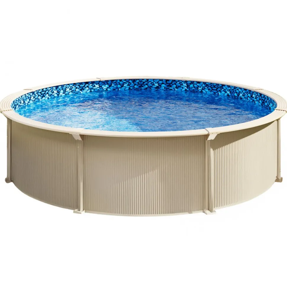 VEVOR 18-ft Round Above Ground Pool Liner, Unibead Pool Liners, Standard Gauge, 52inch Wall Height, Designed for Steel Sided Above-Ground Swimming Pools