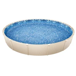 VEVOR 27-ft Round Above Ground Pool Liner, Overlap Pool Liners, Standard Gauge Vinyl, 48-to-54inch Wall Height, Designed for Steel Sided Above-Ground Swimming Pools