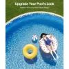VEVOR 24-ft Round Above Ground Pool Liner, Unibead Pool Liners, Standard Gauge, 52inch Wall Height, Designed for Steel Sided Above-Ground Swimming Pools