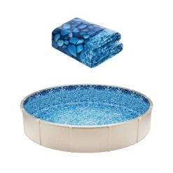 VEVOR 24-ft Round Above Ground Pool Liner, Overlap Pool Liners, Standard Gauge Vinyl, 48-to-54inch Wall Height, Designed for Steel Sided Above-Ground Swimming Pools