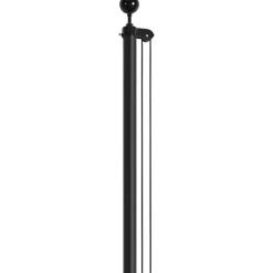 VEVOR 30FT Sectional Flag pole Kit, Heavy Duty Aluminum Alloy in Ground Flag poles for Outside, 3 Display Modes Flagpole with 3x5 American Flag, Professional Accessories, Black