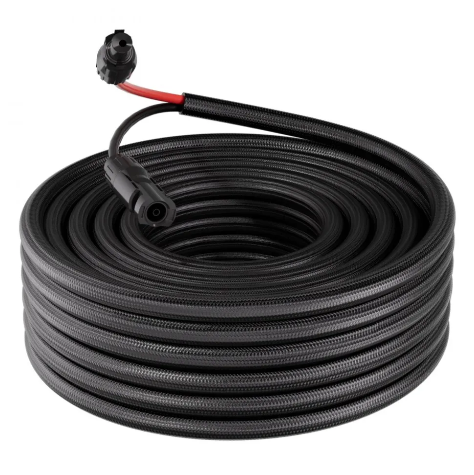 VEVOR 100FT Solar Panel Extension Cable 10AWG Waterproof PV 6mm² Cable Black
